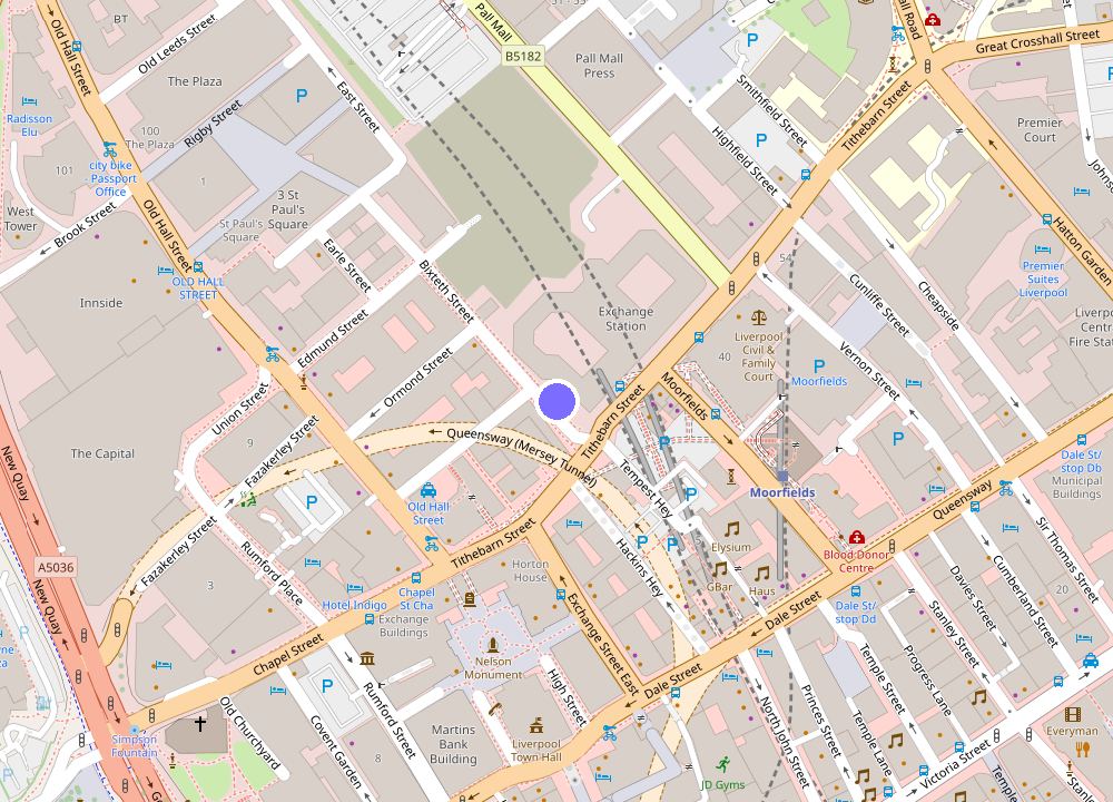 Map: Sidemersey Livings - 2 Bedroom Central Skyline Apartment with views and parking